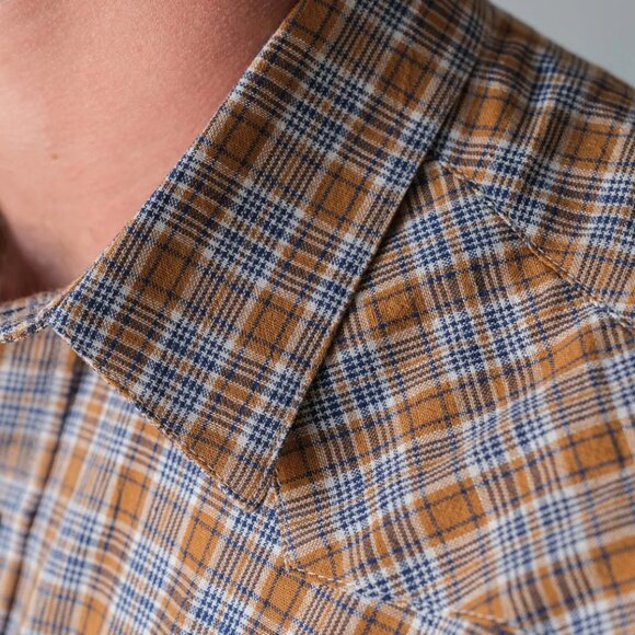 West Major - Sunday Plaid Western Shirt - Snap Buttons - Size Large - NWT - USA - Picture 15 of 16